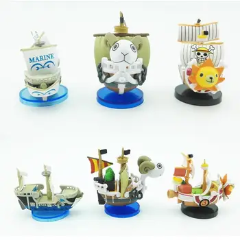 Noul PVC Japoneză-O singură BUCATĂ de Desene animate Barca Acvariu Decor acvariu Nava Ornament Vesel Soare Marin Nava Figura Acvatice Decor