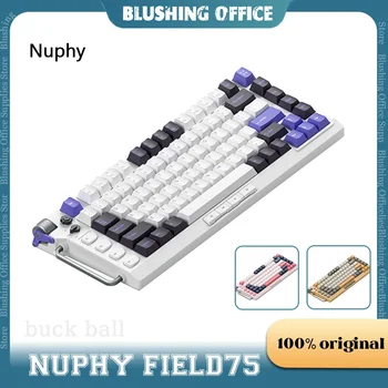 Nuphy Field75 Wireless Tastatură Mecanică Bluetooth 2.4 G 3 Modul RGB Hot-Swap PBT Taste Cherry Comutator Gamer Tastaturi Win Mac