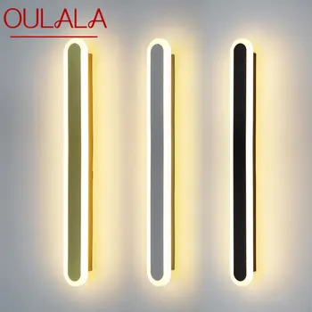 OULALA Moderne de Perete de lumină LED-uri de Lumină de Lux pur și Simplu Benzi rgb Lângă Lampă Potrivit Pentru Mese Living Scari