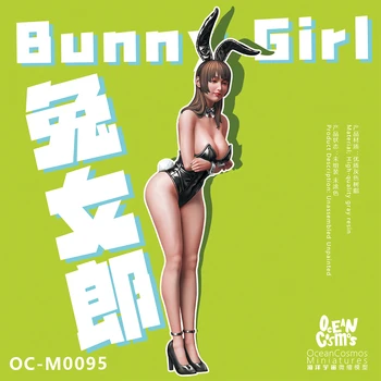 OceanCosmos miniaturi, Original, Fata Bunny, 1/35 1/12, fată Sexy, Rășină nevopsite Model kit figura GK