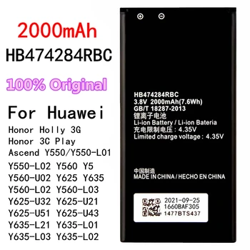 Original Nou HB474284RBC 2000mAh pentru Huawei Honor Holly 3G , Honor 3C Play Hol-U19 Hol-T00 HOL-U10 Bateria Telefonului