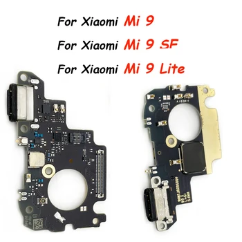 Original Pentru Xiaomi Mi 9 Lite Mi 9t Pro 9 Km Se de Încărcare USB Board Conector Dock Cablu Flex Cu Microfon Piese de schimb