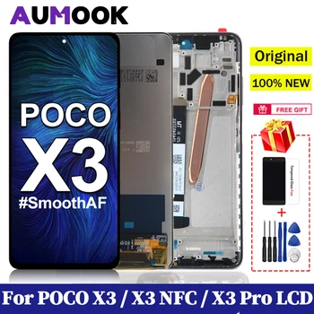 Original Pentru Xiaomi POCO X3 Display LCD Touch Ecran Digitizor de Asamblare Pentru POCO X3 Pro NFC LCD M2102J20SG de Afișare a Înlocui Piese