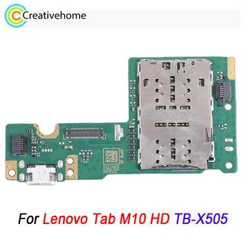 Original Portul de Încărcare Bord Pentru Lenovo Tab M10 HD TB-X505 Cu Cartelei SIM Soclu
