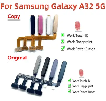 Original și Copie A32 5G Butonul Home de Amprente Touch ID Senzor Flex Cablu Panglică Piese de schimb Pentru Samsung Galaxy A32 5G