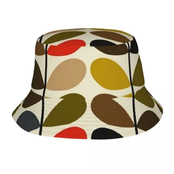 Orla Kiely Flori Colorate Găleată Pălării Panama Pentru Copii Bob Pălării În Aer Liber Hip Hop Pescar Pălării De Vară De Pescuit Unisex Capace