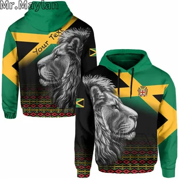 PERSONALIZAT JAMAICA LION Reggae Bob Marley 3D Imprimate Unisex Hanorac Barbati Tricou Streetwear Zip Pulover Casual Jacheta Treninguri-5