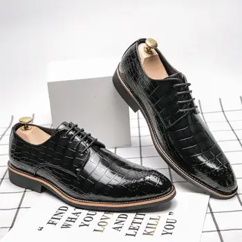 Pantofi din piele Barbati Primavara Britanic Rochie de Afaceri Mici din Piele Pantofi Barbati Leneș Tods Pantofi Casual Club Coafor Pantofi la Modă