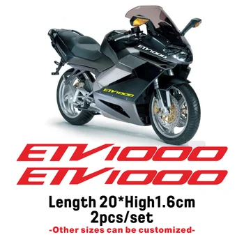 Pegatinas Motocicleta Autocolante Reflectorizante Corpul casca rezervor de combustibil rezistent la apa decal logo-ul Pentru Aprilia ETV1000 etv 1000