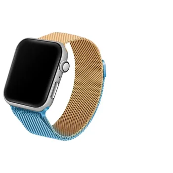 Pentru Apple Watch Curea Noua Gradient Metalice Din Oțel Inoxidabil Milanese Magnetic Trupa Încheietura Mâinii Curea De Ceas Trupa