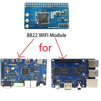 Pentru Banana Pi RT8822CS V1.0 placă de Expansiune 802.11 a/B/G/N/Ac 2T2R Wifi+BT5.0 SDIO Modulul Suporta BPI-M5 Și BPI-F2P