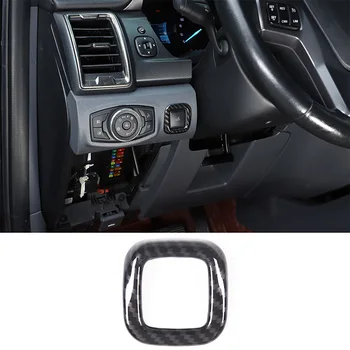 Pentru Ford Ranger 2022 ABS Carbon Textura Masina de Stil Interior Capota Comuta Cadru Autocolant Decorativ de Interior Laminat Accesorii