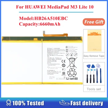 Pentru Huawei MediaPad M2 10.0 M3 Lite 10 HB26A510EBC 6660mAh Baterie Reîncărcabilă Acumulator