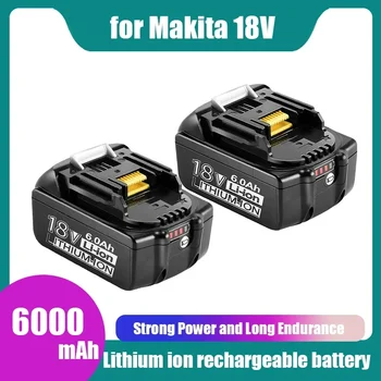 Pentru Makita 18V 6000mAh Reîncărcabilă Instrumente de Putere Baterie cu LED baterie Li-ion de Înlocuire LXT BL1860B BL1860 BL1850 BL1830