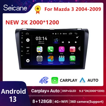 Pentru Mazda 3 I Pentru Mazda3 BK 2003 2004 2005- 2009 Radio Auto Multimedia Player Video de Navigare GPS Android 13 DSP QLED 8GB RAM