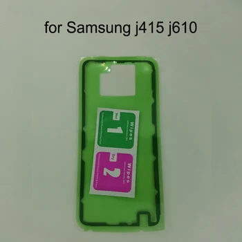 Pentru Samsung Galaxy J6 Plus J6+ 2018 J610 J610F J610FN Telefon Carcasa Capac Spate Adeziv Capac Baterie Banda de Autocolant