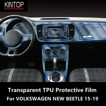 Pentru VOLKSWAGEN NEW BEETLE 15-19 Auto Interior Consola centrala Transparent TPU Folie de Protectie Anti-scratch Repair Filmul Accesorii