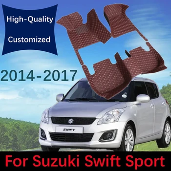 Personalizate De Moda Din Piele Auto Covorase Pentru Suzuki Swift Sport 2014 2015 2016 2017 Automobile Covoare Covoare Pad Accesorii