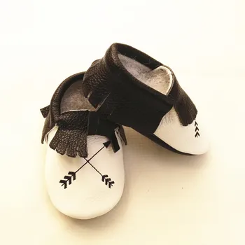 Piele Copii Pantofi Cupidon Copil de Înaltă calitate piele de Vacă Copil Mocasini cu Franjuri Copii Fete Pantofi de Prima Pietoni