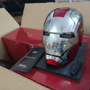 Portabil Cosplay Iron Man Mk5 Casca Electric 1:1 Figurina Anime Model De Jucărie Bilingv Voce De Control De La Distanță Cadou De Crăciun