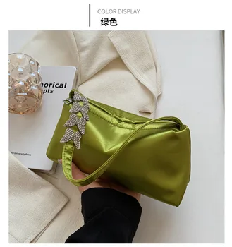 Premium geanta femei nișă cina de mătase geantă de umăr noua moda diamant fluture tendință tote geanta subsuoară