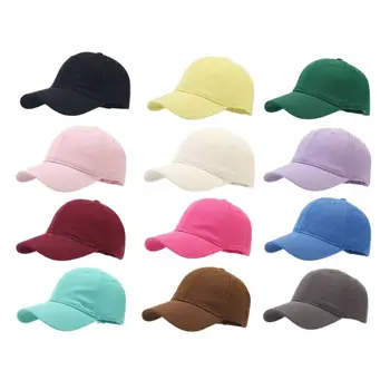 Primăvara Bumbac Solid Capac Reglabil în aer liber Snapback Pălării pentru Bărbați și Femei 227