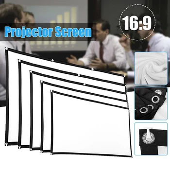 Proiector Ecran Tesatura 100 120 Inch, Ecran de Proiectie Portabil Reflectorizante Pânză Pentru Xgimi H3 YG400 Pentru Videoproiector