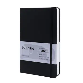 Punctată Notebook 100 GSM Hârtie Jurnalul Planificator Capac Greu Glonț Album Papetărie, Rechizite Școlare Sketchbook