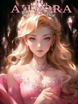 Pungă cu fermoar 5D DIY Disney Princess Diamond Set de Pictura frumoasa adormita Autocolant Diamant Broderie Elo Printesa de Artă Cadou