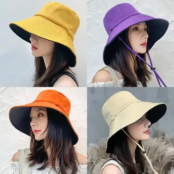 Pălării de soare pentru Femei de Vară Pălărie Largă Refuz de Protecție solară Pliabilă în aer liber, Pescuit, Drumeții Palaria pentru Femei Pescar Pălărie Nouă