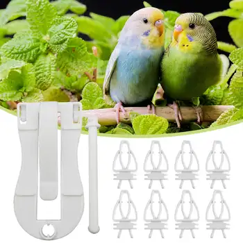 Păsări Alimente Titularul Papagal De Companie Hrana Clip Os De Sepie Feeder Dispozitiv De Pin Clamp Durabil Colivie Consumabile