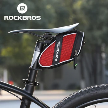 ROCKBROS Sac de Biciclete 3D Shell Impermeabil Geanta Reflectorizante pentru Biciclete Sac rezistent la Șocuri de Ciclism din Spate Seatpost Sac de Biciclete MTB Accesorii
