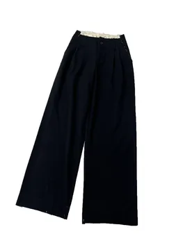 Raw-marginea dreaptă-piciorul costum de pantaloni trei-dimensională de croitorie moda casual 2024 toamna noua fierbinte 1216