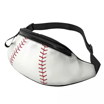 Rece Softball, Baseball Dantela borseta pentru Călătorie Bărbați Femei Crossbody Sac de Talie Telefon Punga cu Bani