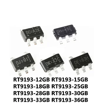 Regulador 10BUC RT9193 RT9193-12GB RT9193-15GB RT9193-18GB RT9193-25GB RT9193-28GB RT9193-30GB RT9193-33GB RT9193-36GB LDO