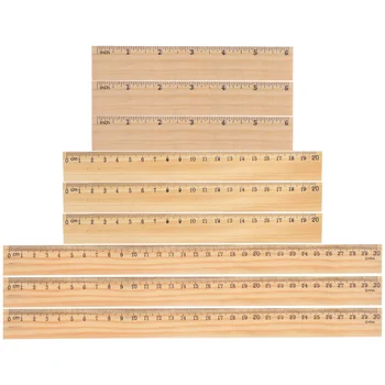 Riglă de lemn Metrice Conducători pentru Biroul de Măsurare mai mare parte Desen Direct Măsură Consumabile