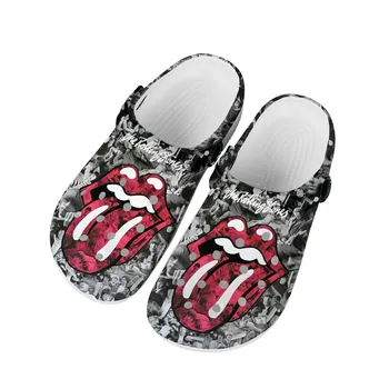 Rolling Rock Band Acasă Saboți De Apă Personalizat Pantofi Barbati Femei Adolescent De Pantofi Grădină Bloca Plaja Gaura Papuci De Casă Papuci Casual