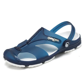 Sandale bărbați Summer Casual Pantofi ochiurilor de Plasă Moale Cuplu Papuci de Plajă de Înot Sandale Spuma Alergători Confort Flip-flops, Papuci de casă Lux