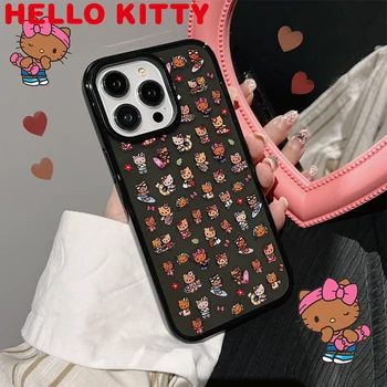 Sanrio Hello Kitty Caz pentru IPhone 15 13 14 Pro Max 12 Pro Max TPU Caz pentru IPhone 15 14 13 12 11 Xsmax de Desene animate Drăguț Capacul din Spate