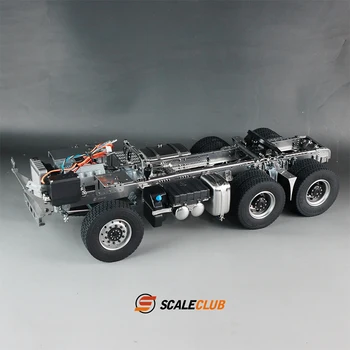 Scaleclub tamiya 1/14 trailer upgrade camion 6x4, 6x6 completă șasiu de metal