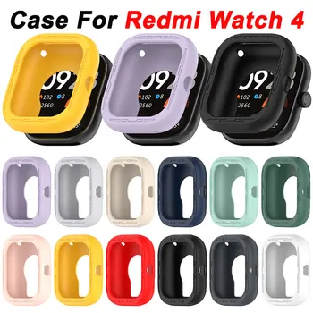 Silicon Moale Caz Pentru Redmi Watch4 Inteligent Watchband Ecran Protector Bara De Protectie Shell Pentru Redmi Ceas 4 Capacul Ceas Accesorii