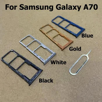 Sim Card SD Tava Pentru Samsung Galaxy A70 Nou Original SIM Adaptor Chip Titularul Slot Sertar Piese + Instrument