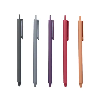 Simplu Retro Capacitate Mare de Neutru Pen pentru Elev Culoare Solidă Neutru Pen Rechizite de Birou