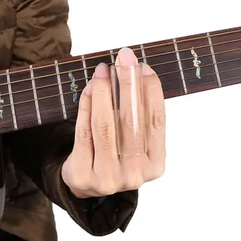Slider Tub De Sticlă Transparentă Chitara Bass Deget De Protecție Maneca Accesorii Chitara Slide Degetul Slider Guitarra Accesorii
