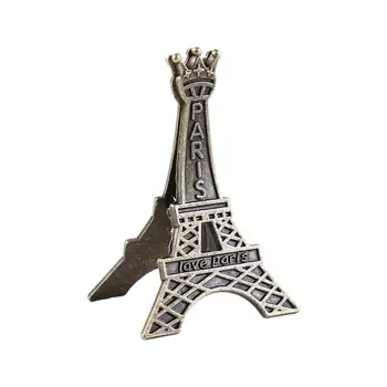 Stil Retro Turnul Eiffel Agrafă De Metal Numele Imagine De Card Titular Clip Nunta Creative De Locuri Clip Școală, Rechizite De Birou