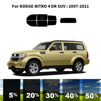 Structuri nanoceramics masina UV Fereastră Tentă Kit Fereastră de Film Auto Pentru DODGE NITRO 4 DR SUV 2007-2011