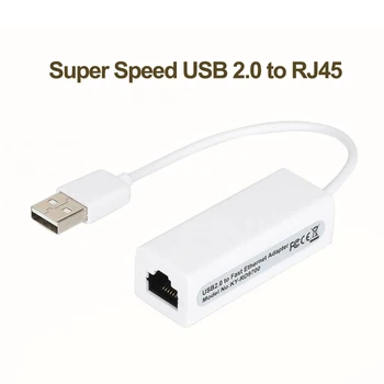 Super Speed USB 2.0 to RJ45 USB2.0 la Retea Ethernet LAN Adapter Card de 10Mbps Adaptor pentru windows7 PC Laptop LAN adapter
