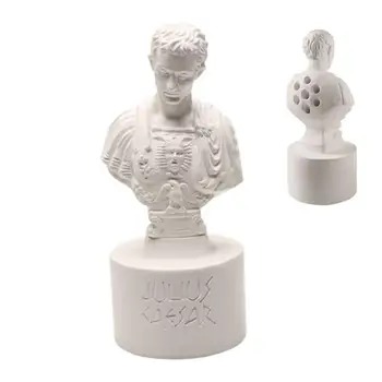 Suport De Pixuri Pentru Birou Figurine De Rasina Sculptura Romană Desktop Organizator De Rășină De Material Produs Cosmetic Suport Perie Pentru Școală Dormitor
