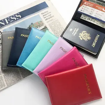 Suport din Piele PU Avion Check-in Suport Accesorii de Voiaj PU Caz Carte de Pașaport Capac de Protecție Deținător de Pașaport