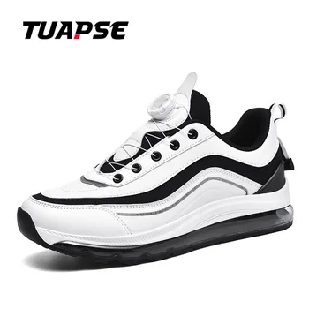 TUAPSE Brand de Oameni BOA Rotativ Cataramă Pantofi de Funcționare Indesata Adidași Modă Fund Gros Jogging Încălțăminte în aer liber Amortizare Pantofi